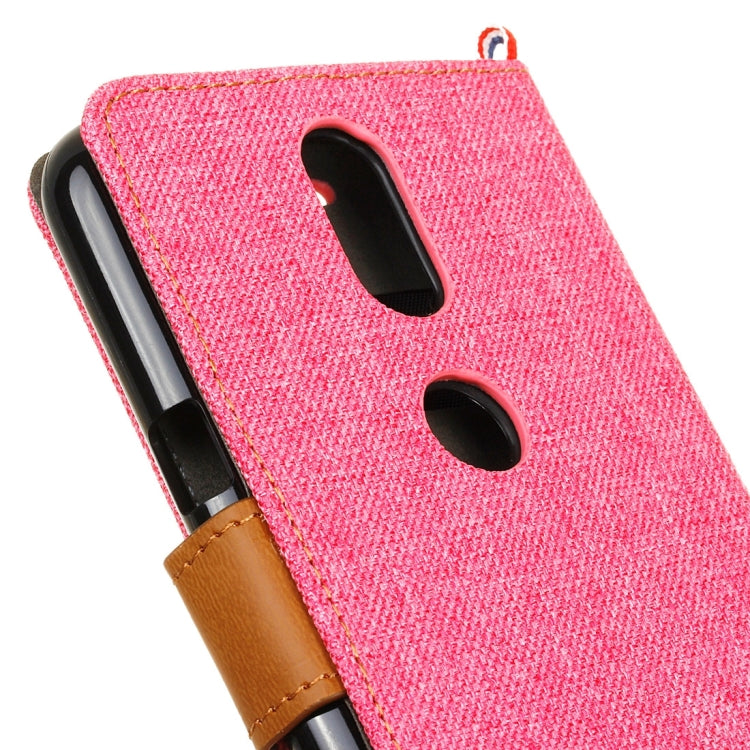 For Motorola Moto G (4rd gen) Denim Texture Horizontal Flip Leather Case with Magnetic Buckle & Holder & Card Slots