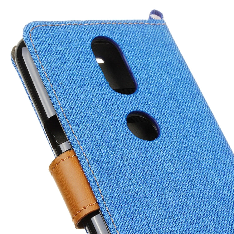 For Motorola Moto G (4rd gen) Denim Texture Horizontal Flip Leather Case with Magnetic Buckle & Holder & Card Slots