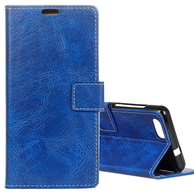 For DOOGEE X20 / X20L Retro Crazy Horse Texture Horizontal Flip Leather Case with Card Slots & Holder & Wallet & Photo Frame