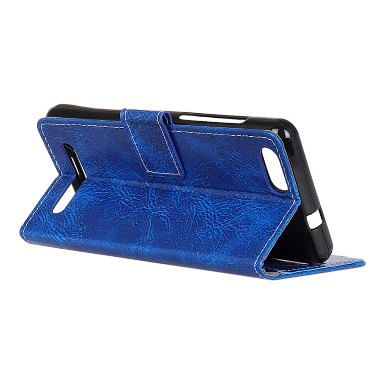 For DOOGEE X20 / X20L Retro Crazy Horse Texture Horizontal Flip Leather Case with Card Slots & Holder & Wallet & Photo Frame