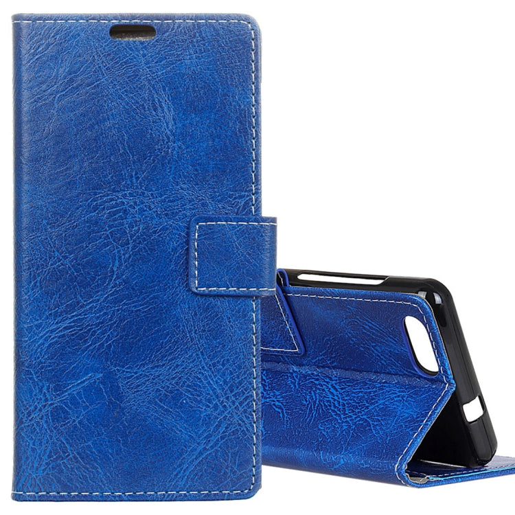 For DOOGEE X30 Retro Crazy Horse Texture Horizontal Flip Leather Case with Card Slots & Holder & Wallet & Photo Frame