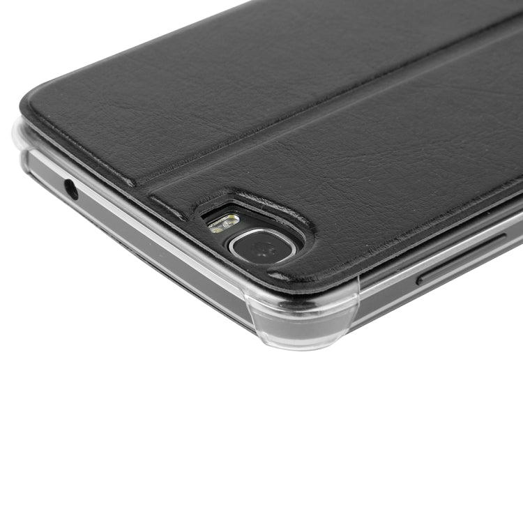Horizontal Flip Leather Case with Holder for HOMTOM HT6