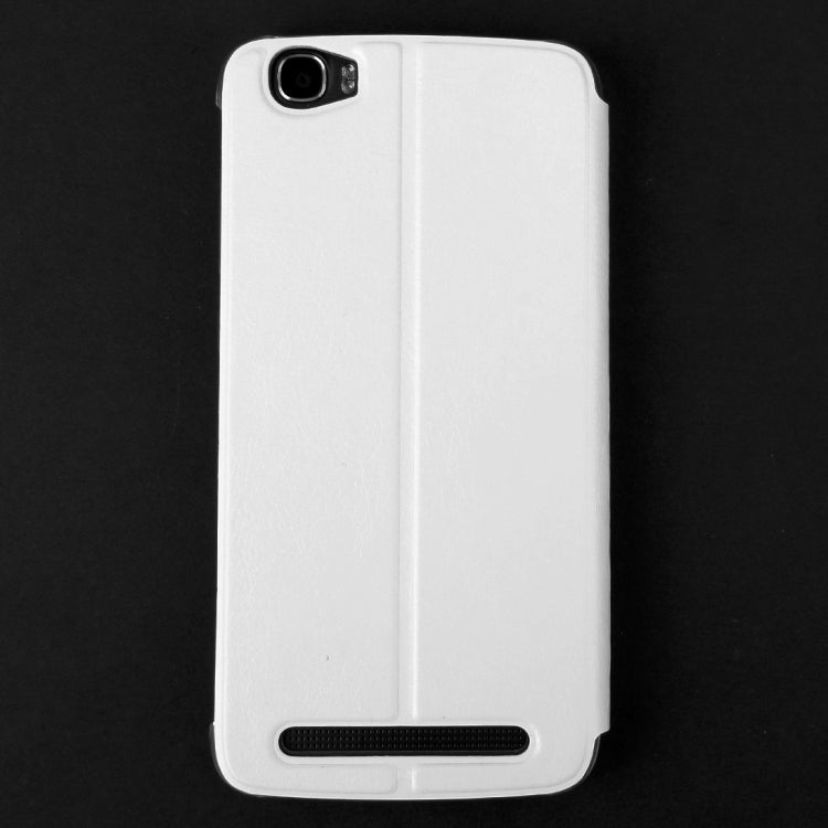 Horizontal Flip Leather Case with Holder for HOMTOM HT6