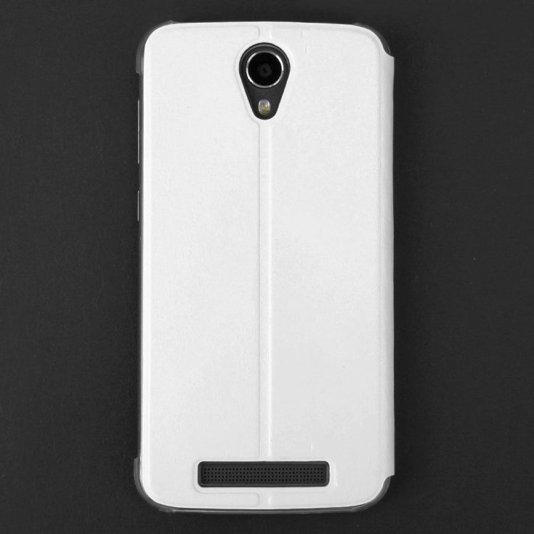 Horizontal Flip Leather Case with Holder for DOOGEE Valencia 2 Y100 Plus