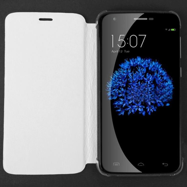 Horizontal Flip Leather Case with Holder for DOOGEE Valencia 2 Y100 Plus