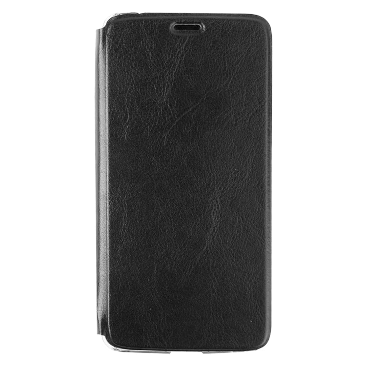 Horizontal Flip Leather Case with Holder for DOOGEE Y200