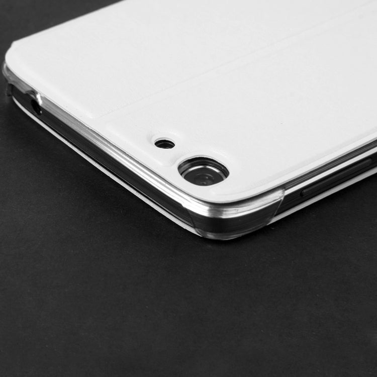 Horizontal Flip Leather Case with Holder for DOOGEE Y200