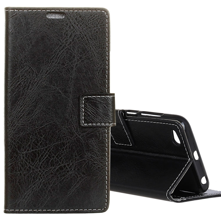 For Xiaomi Redmi 5A Retro Crazy Horse Texture Horizontal Flip Leather Case with Card Slots & Holder & Wallet & Photo Frame