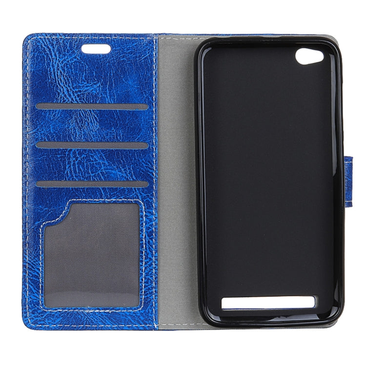 For Xiaomi Redmi 5A Retro Crazy Horse Texture Horizontal Flip Leather Case with Card Slots & Holder & Wallet & Photo Frame