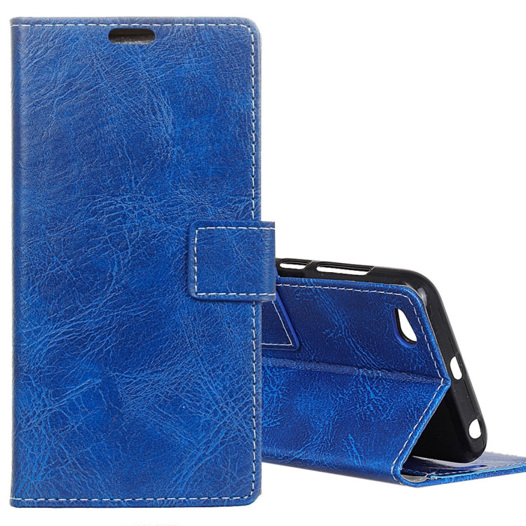 For Xiaomi Redmi 5A Retro Crazy Horse Texture Horizontal Flip Leather Case with Card Slots & Holder & Wallet & Photo Frame