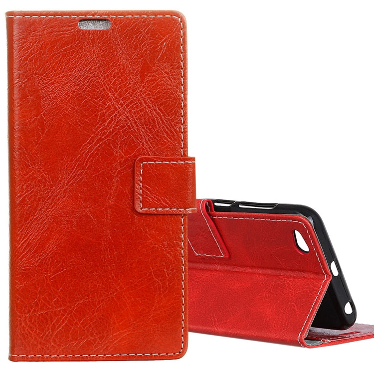 For Xiaomi Redmi 5A Retro Crazy Horse Texture Horizontal Flip Leather Case with Card Slots & Holder & Wallet & Photo Frame