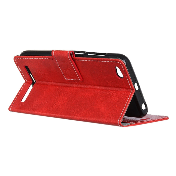 For Xiaomi Redmi 5A Retro Crazy Horse Texture Horizontal Flip Leather Case with Card Slots & Holder & Wallet & Photo Frame