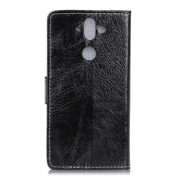 For NOKIA 8 Sirocco Retro Crazy Horse Texture Horizontal Flip Leather Case with Card Slots & Holder & Wallet & Photo Frame
