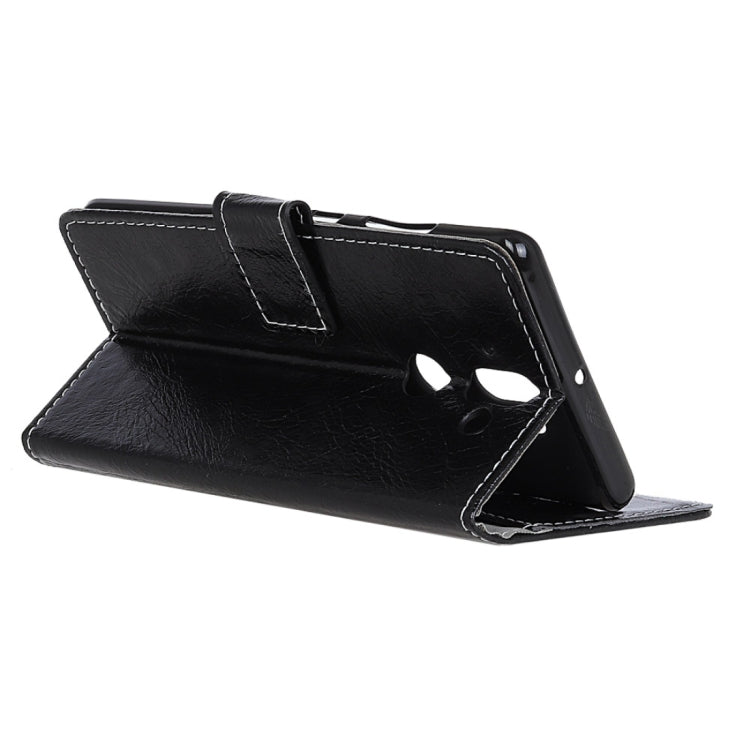 For NOKIA 8 Sirocco Retro Crazy Horse Texture Horizontal Flip Leather Case with Card Slots & Holder & Wallet & Photo Frame