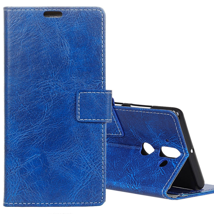 For NOKIA 8 Sirocco Retro Crazy Horse Texture Horizontal Flip Leather Case with Card Slots & Holder & Wallet & Photo Frame