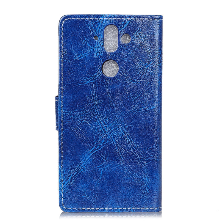 For NOKIA 8 Sirocco Retro Crazy Horse Texture Horizontal Flip Leather Case with Card Slots & Holder & Wallet & Photo Frame