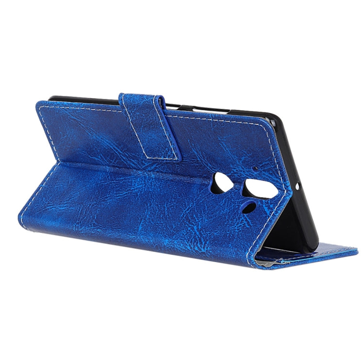 For NOKIA 8 Sirocco Retro Crazy Horse Texture Horizontal Flip Leather Case with Card Slots & Holder & Wallet & Photo Frame