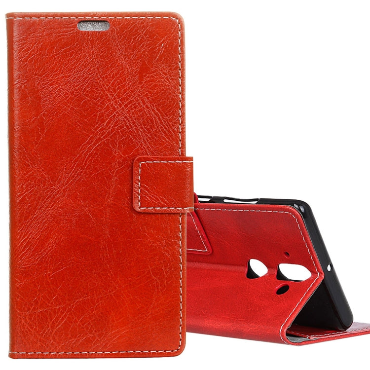 For NOKIA 8 Sirocco Retro Crazy Horse Texture Horizontal Flip Leather Case with Card Slots & Holder & Wallet & Photo Frame