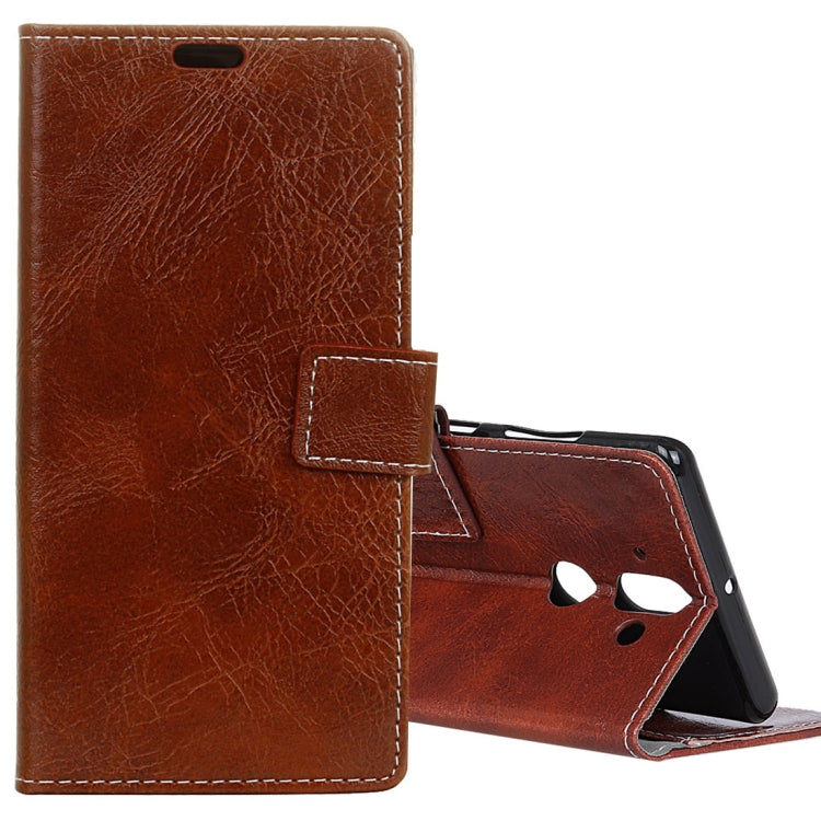 For NOKIA 8 Sirocco Retro Crazy Horse Texture Horizontal Flip Leather Case with Card Slots & Holder & Wallet & Photo Frame