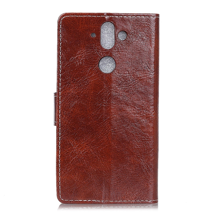 For NOKIA 8 Sirocco Retro Crazy Horse Texture Horizontal Flip Leather Case with Card Slots & Holder & Wallet & Photo Frame