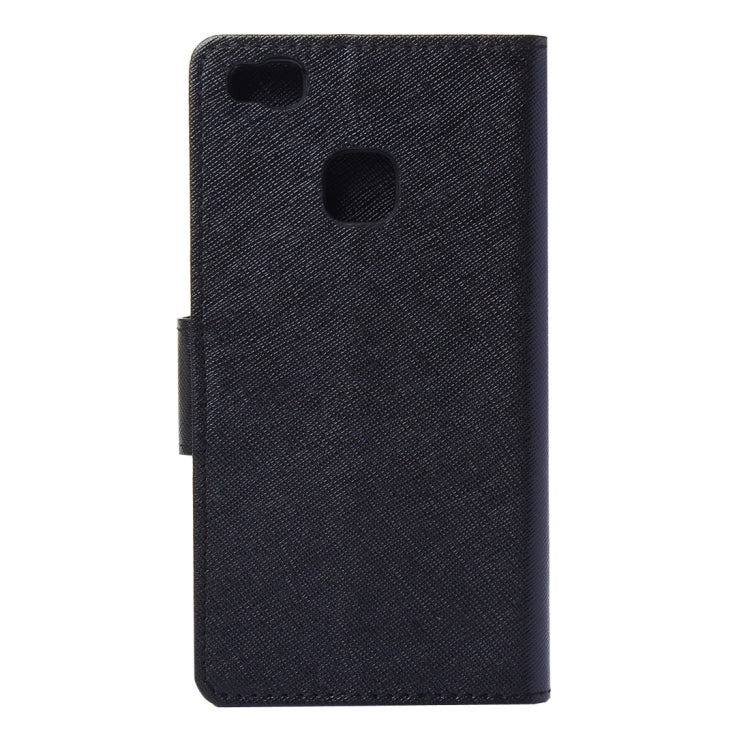 For Huawei P9 Lite Cross Texture Leather Case with Holder & Card Slots & Wallet