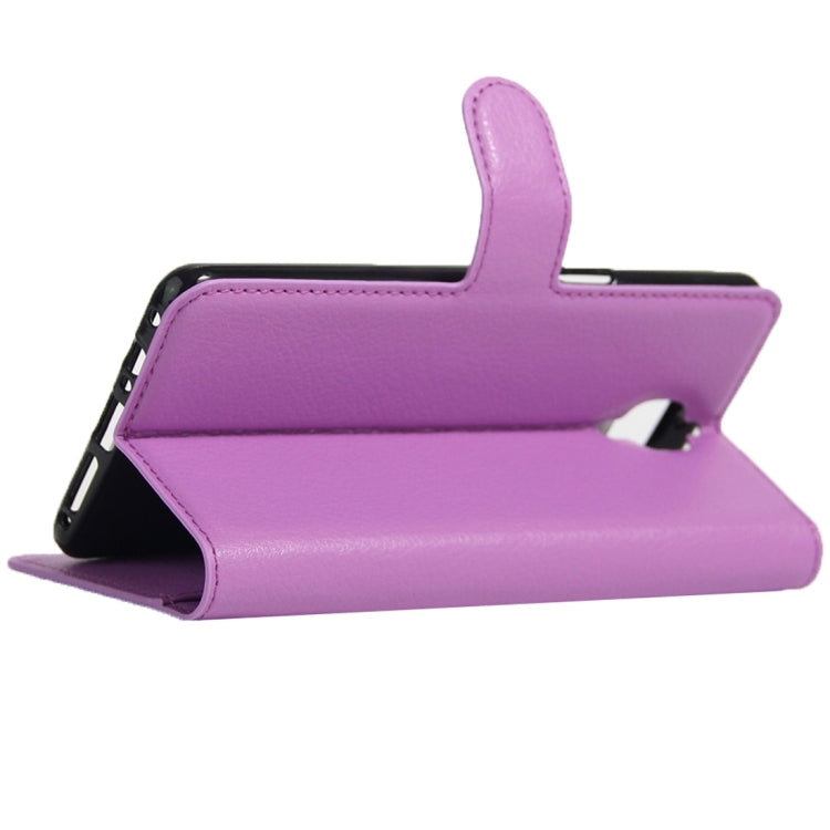 For OnePlus Three Litchi Texture Horizontal Flip Leather Case with Magnetic Buckle & Holder & Card Slots & Wallet