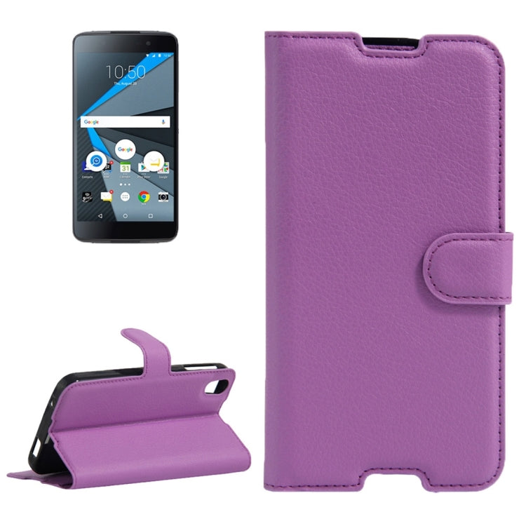 For BlackBerry DTEK50 & Alcatel Idol 4 Litchi Texture Horizontal Flip Leather Case with Magnetic Buckle & Holder & Card Slots & Wallet