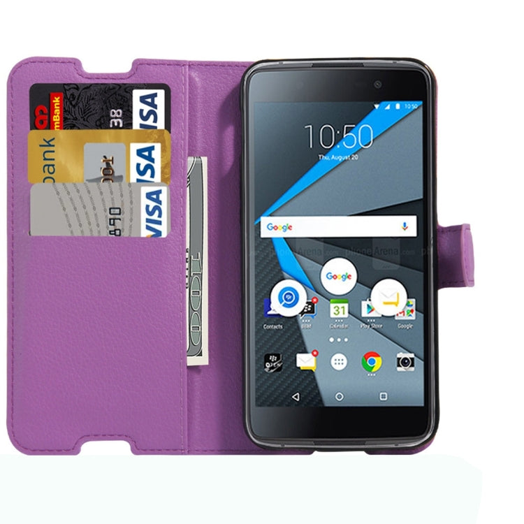 For BlackBerry DTEK50 & Alcatel Idol 4 Litchi Texture Horizontal Flip Leather Case with Magnetic Buckle & Holder & Card Slots & Wallet