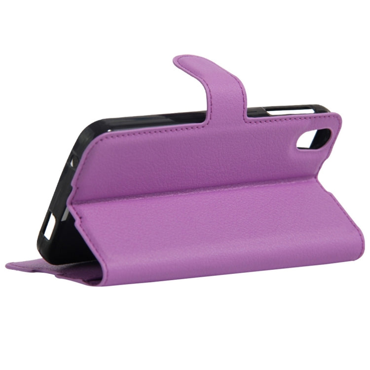 For BlackBerry DTEK50 & Alcatel Idol 4 Litchi Texture Horizontal Flip Leather Case with Magnetic Buckle & Holder & Card Slots & Wallet