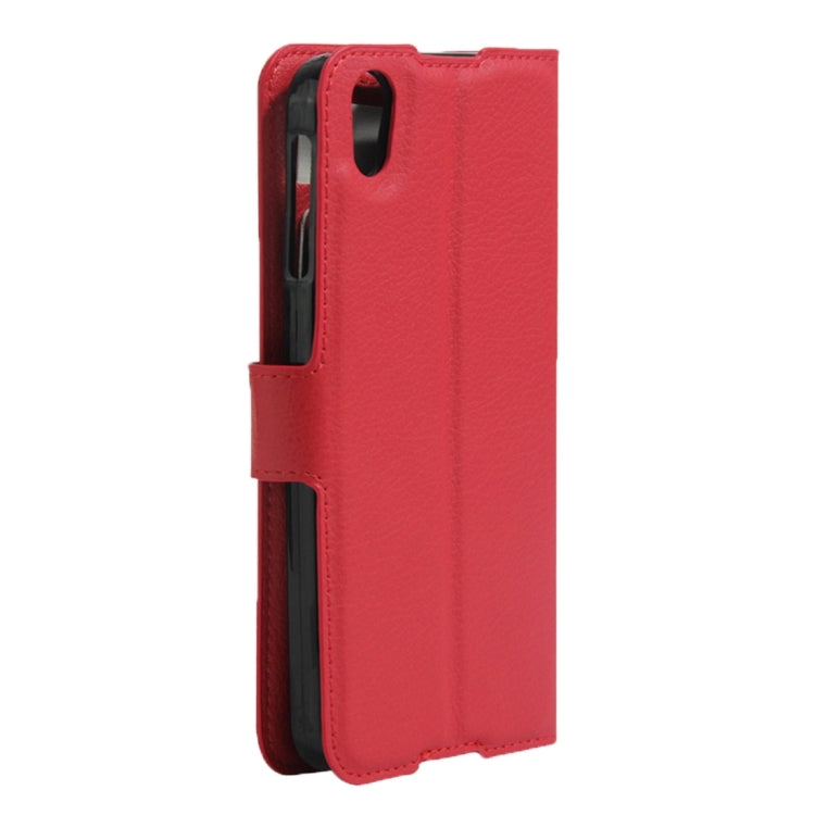 For BlackBerry DTEK50 & Alcatel Idol 4 Litchi Texture Horizontal Flip Leather Case with Magnetic Buckle & Holder & Card Slots & Wallet