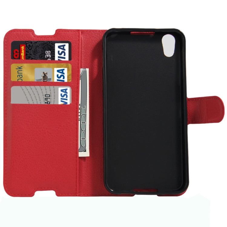 For BlackBerry DTEK50 & Alcatel Idol 4 Litchi Texture Horizontal Flip Leather Case with Magnetic Buckle & Holder & Card Slots & Wallet