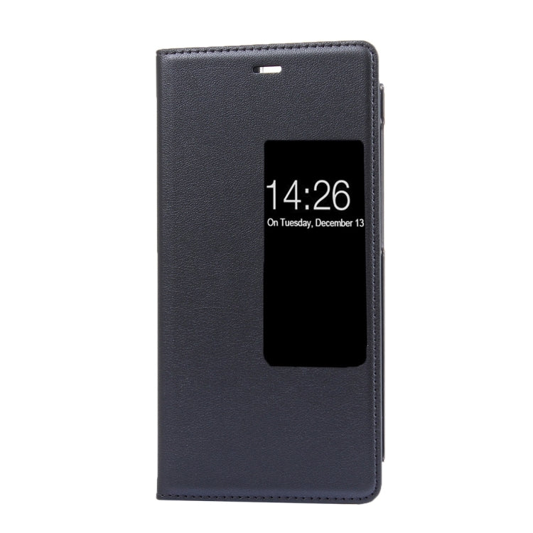 For Huawei P9 Horizontal Flip Leather Case with Smart Window