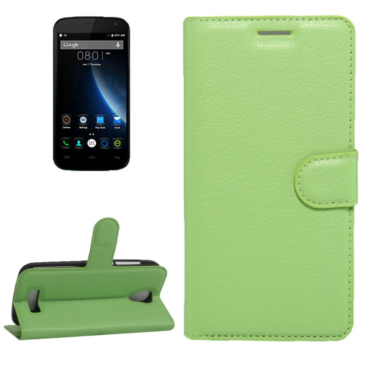 For DOOGEE X3 Litchi Texture Horizontal Flip Leather Case with Magnetic Buckle & Holder & Card Slots & Wallet