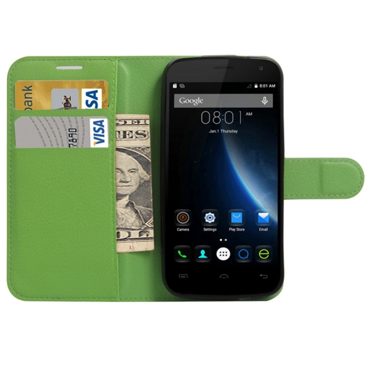 For DOOGEE X3 Litchi Texture Horizontal Flip Leather Case with Magnetic Buckle & Holder & Card Slots & Wallet