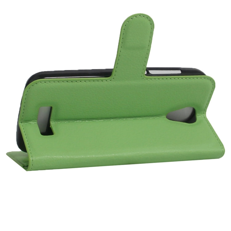 For DOOGEE X3 Litchi Texture Horizontal Flip Leather Case with Magnetic Buckle & Holder & Card Slots & Wallet