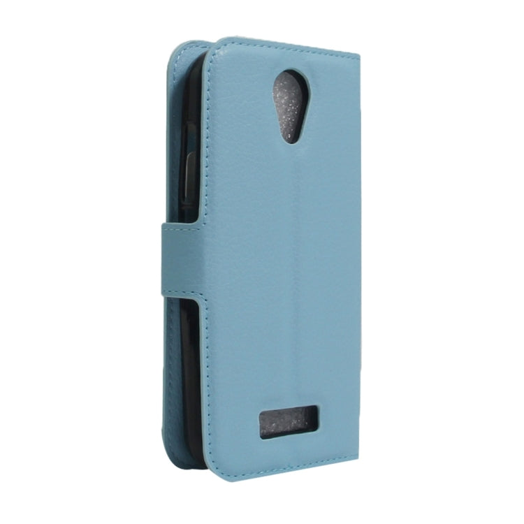 For DOOGEE X3 Litchi Texture Horizontal Flip Leather Case with Magnetic Buckle & Holder & Card Slots & Wallet