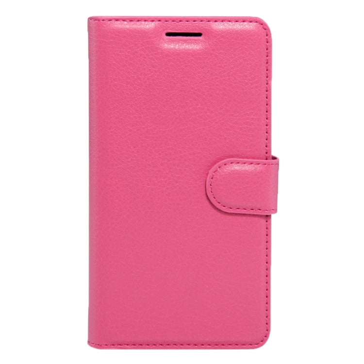 For DOOGEE X3 Litchi Texture Horizontal Flip Leather Case with Magnetic Buckle & Holder & Card Slots & Wallet