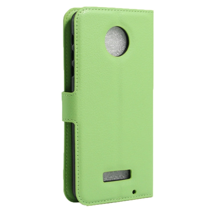 For Motorola Moto Z Force Litchi Texture Horizontal Flip Leather Case with Magnetic Buckle & Holder & Card Slots & Wallet