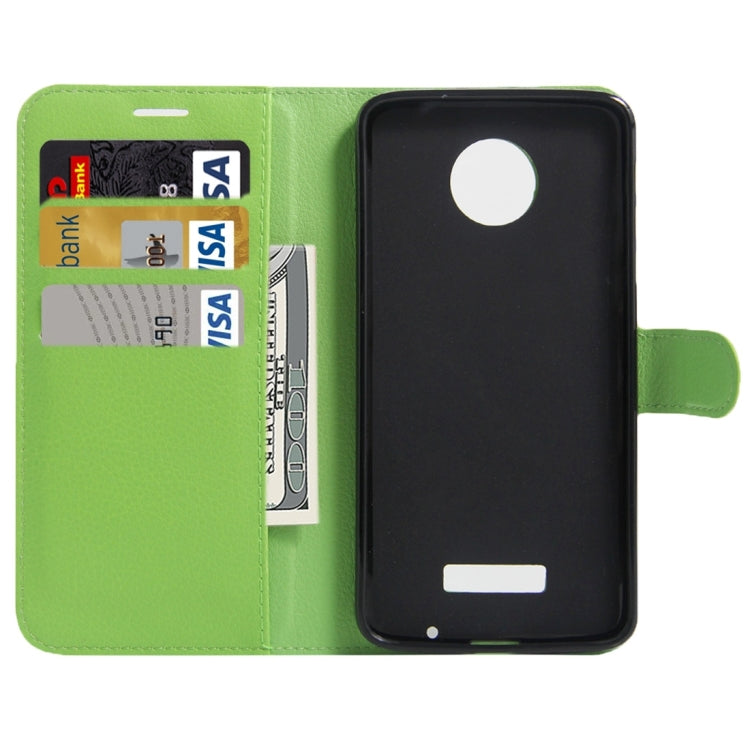For Motorola Moto Z Force Litchi Texture Horizontal Flip Leather Case with Magnetic Buckle & Holder & Card Slots & Wallet