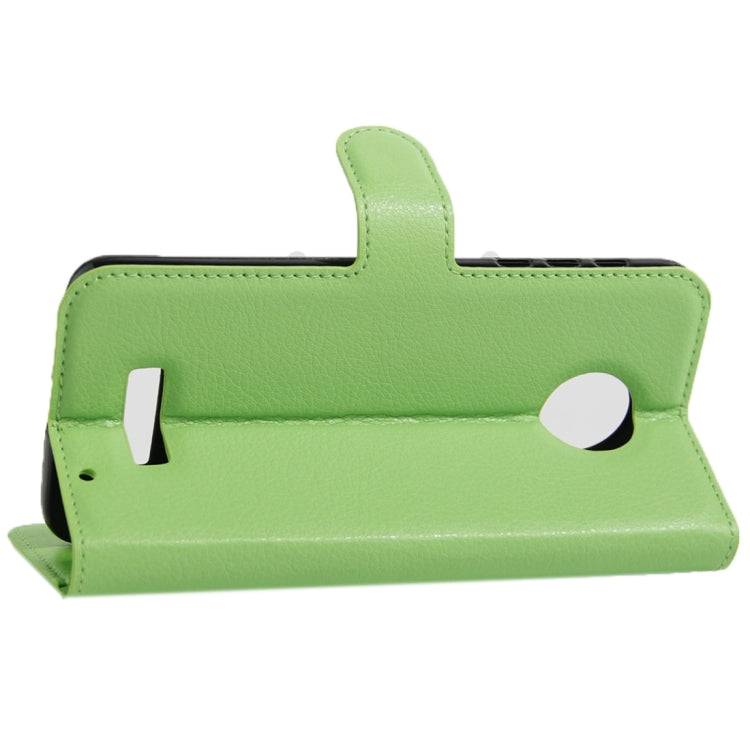 For Motorola Moto Z Force Litchi Texture Horizontal Flip Leather Case with Magnetic Buckle & Holder & Card Slots & Wallet