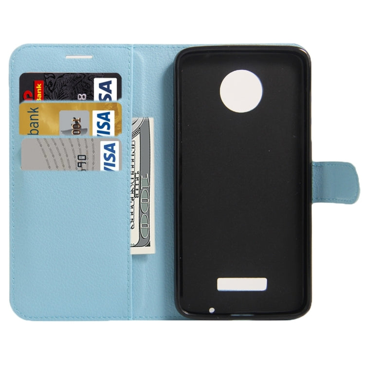 For Motorola Moto Z Force Litchi Texture Horizontal Flip Leather Case with Magnetic Buckle & Holder & Card Slots & Wallet