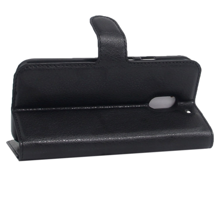 For Motorola Moto E (3rd Gen) Litchi Texture Horizontal Flip Leather Case with Magnetic Buckle & Holder & Card Slots & Wallet