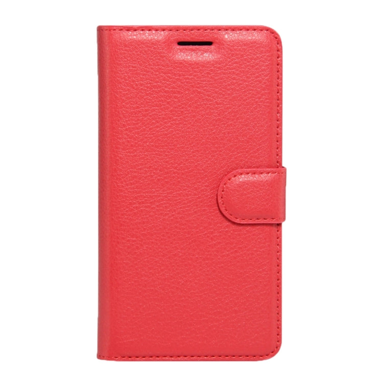 For Motorola Moto E (3rd Gen) Litchi Texture Horizontal Flip Leather Case with Magnetic Buckle & Holder & Card Slots & Wallet