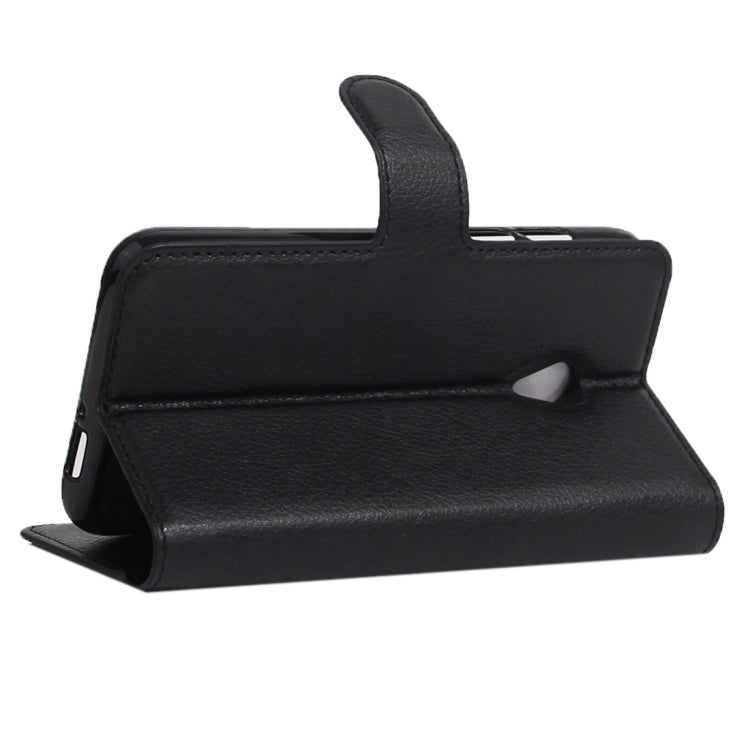 For Vodafone Smart Turbo 7 Litchi Texture Horizontal Flip Leather Case with Magnetic Buckle & Holder & Card Slots & Wallet