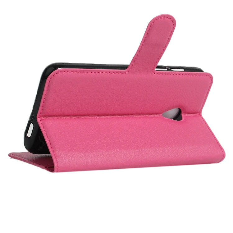 For Vodafone Smart Turbo 7 Litchi Texture Horizontal Flip Leather Case with Magnetic Buckle & Holder & Card Slots & Wallet