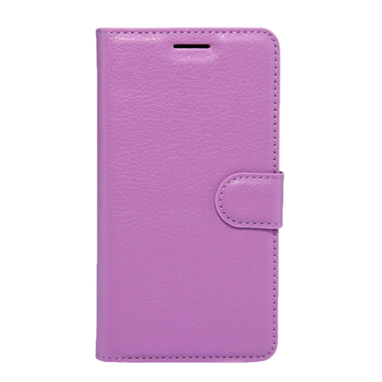 For Vodafone Smart Turbo 7 Litchi Texture Horizontal Flip Leather Case with Magnetic Buckle & Holder & Card Slots & Wallet