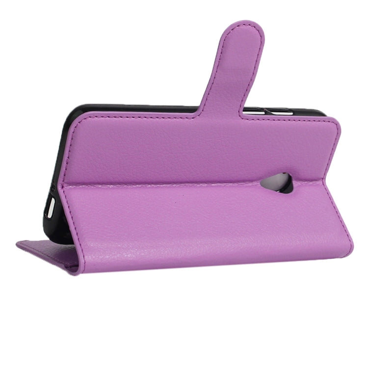 For Vodafone Smart Turbo 7 Litchi Texture Horizontal Flip Leather Case with Magnetic Buckle & Holder & Card Slots & Wallet