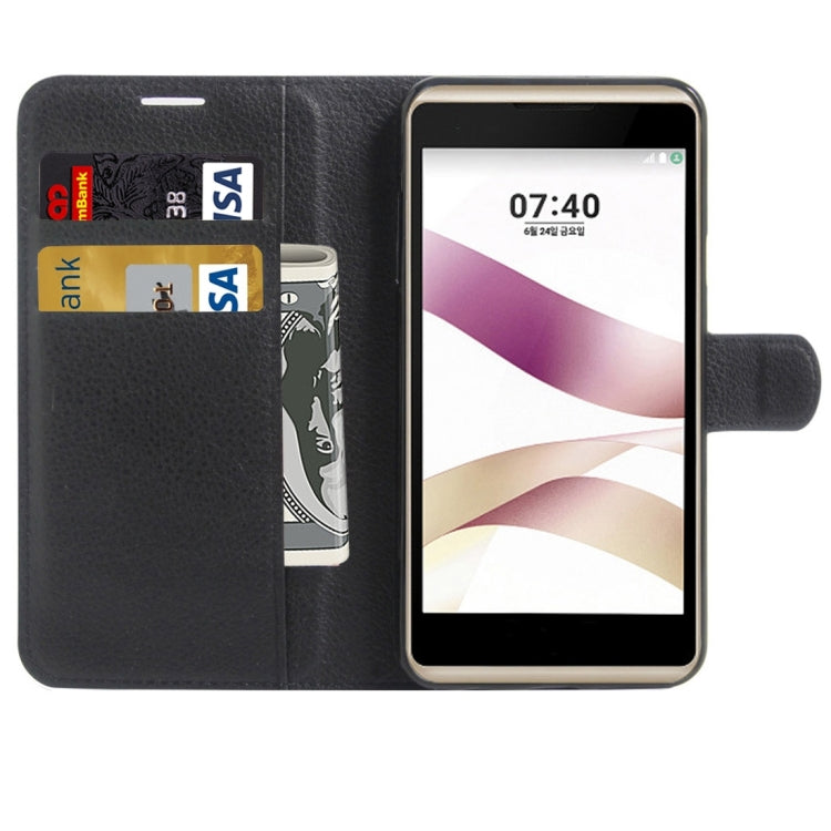For LG X Skin / X Style Litchi Texture Horizontal Flip Leather Case with Magnetic Buckle & Holder & Card Slots & Wallet