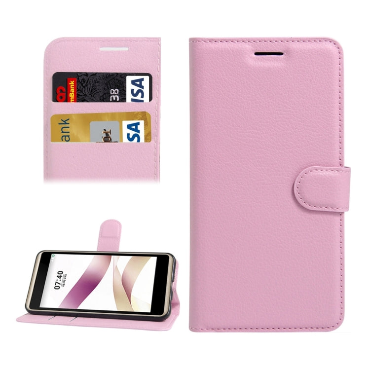 For LG X Skin / X Style Litchi Texture Horizontal Flip Leather Case with Magnetic Buckle & Holder & Card Slots & Wallet