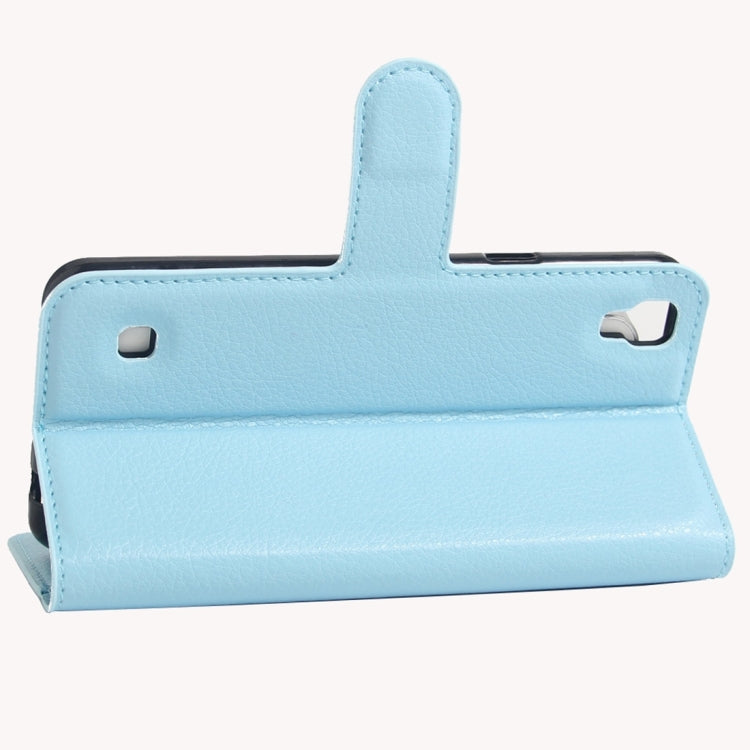 For LG X Skin / X Style Litchi Texture Horizontal Flip Leather Case with Magnetic Buckle & Holder & Card Slots & Wallet